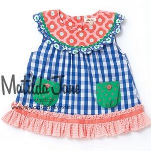 Matilda Jane Picnic Pie Tunic Top Size 4